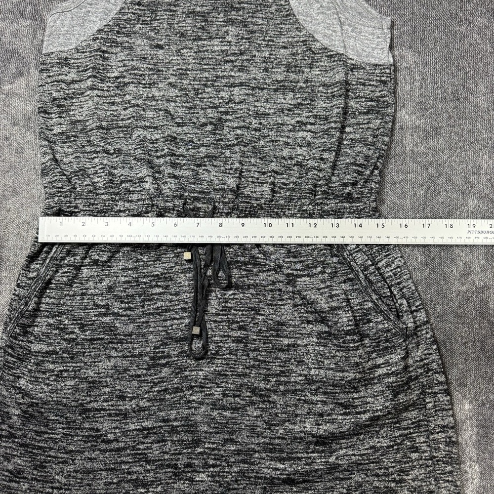 Lou & Grey Womens Size Small Dress Gray Heathered Drawstring Waist‎ Casual Comfy - Picture 7 of 11